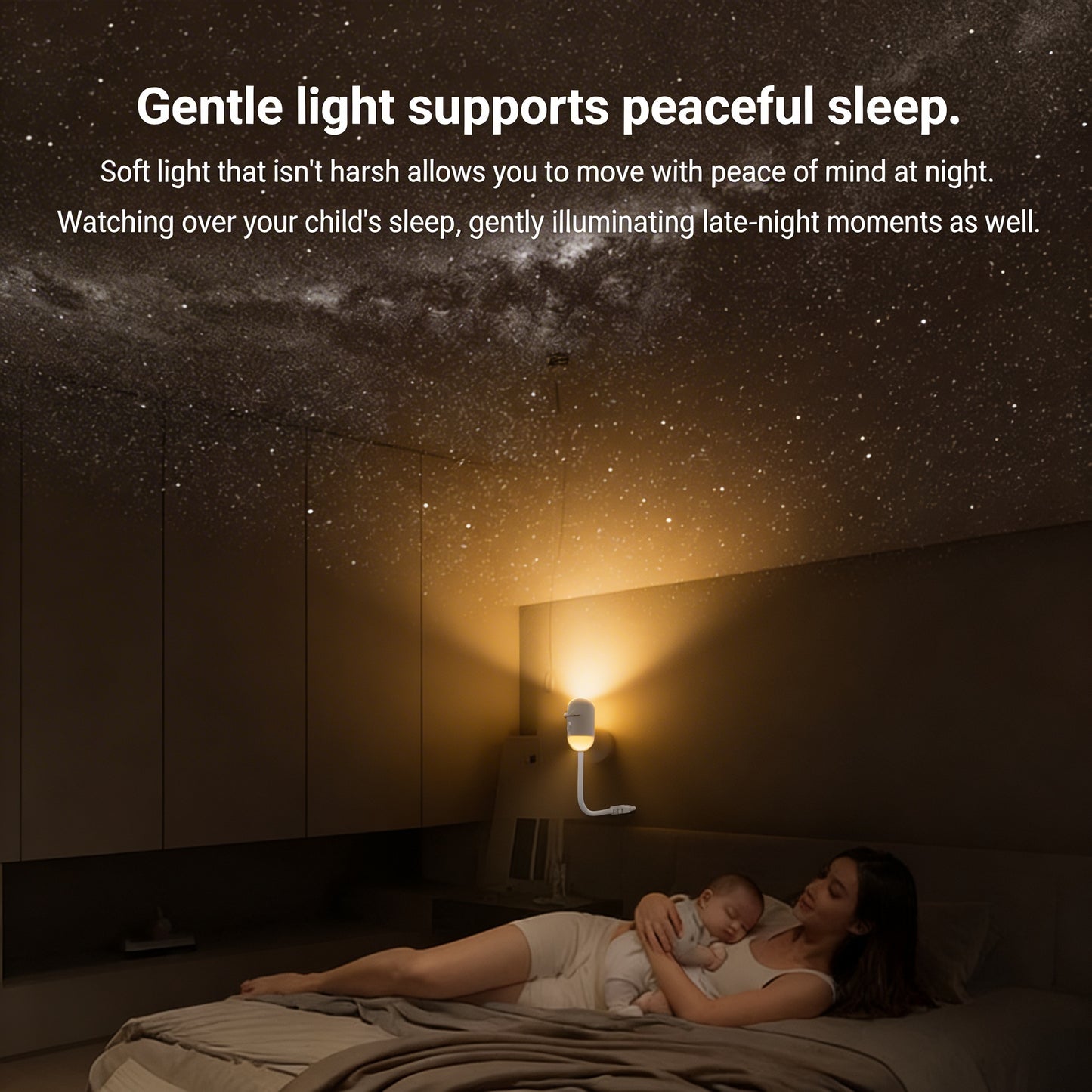 GalaxyGlow™ 2 in 1 Projector Night Light